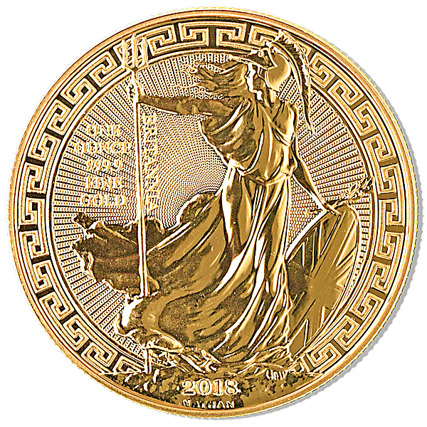 United Kingdom Gold Oriental Border Britannia 2018 - 1 oz United Kingdom Gold Oriental Border Britannia 2018 - 1 oz