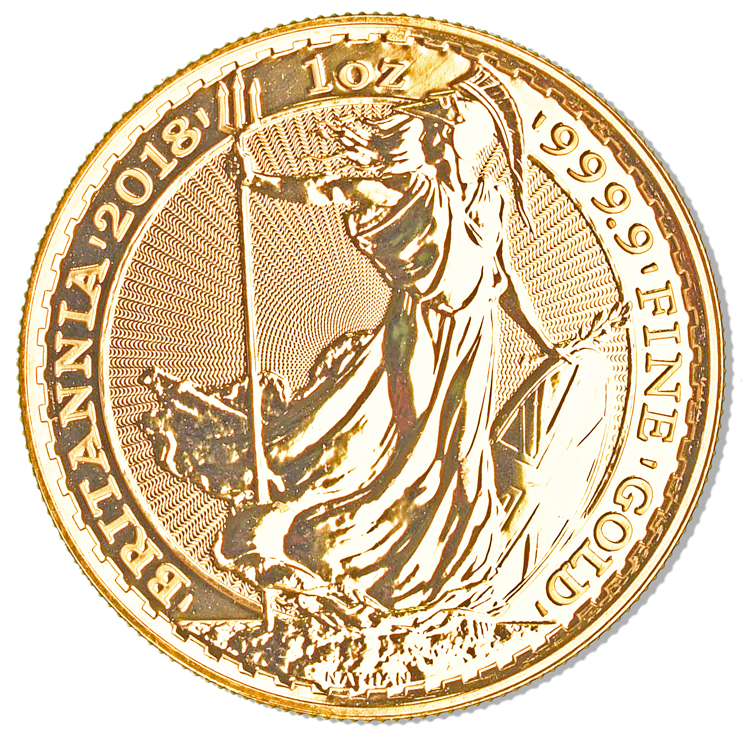 Buy UK Gold Britannia 2018 1oz Buy, Sell and Store gold