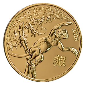 2016 1 oz United Kingdom Lunar Series 