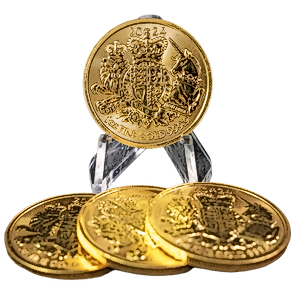 4 pcs of 1 oz 2024 United Kingdom Gold Royal Arms Coins - Total 4 oz Gold