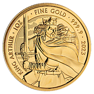 2023 1 oz United Kingdom Gold Myths and Legends - King Arthur