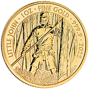 2022 1 oz United Kingdom Gold Myths and Legends - Little John