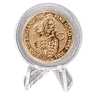 2016 1 oz United Kingdom Gold Queen's Beast 