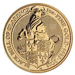 2018 1 oz United Kingdom Queen's Beast 