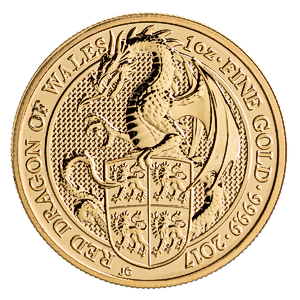 2017 1 oz United Kingdom Queen's Beast 