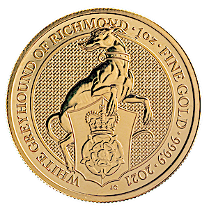 2021 1 oz United Kingdom Queen's Beast 