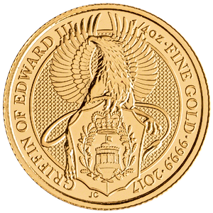 2017 1/4 oz United Kingdom Queen's Beast 