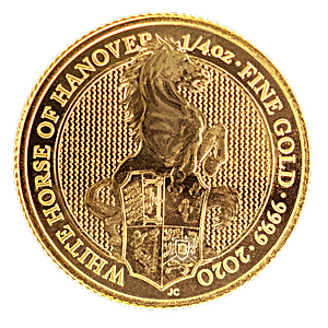 2020 1/4 oz United Kingdom Queen's Beast 