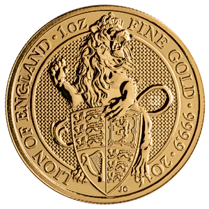 2016 1 oz United Kingdom Queen's Beast 