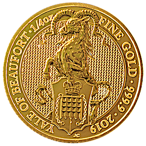 2019 1/4 oz United Kingdom Queen's Beast 