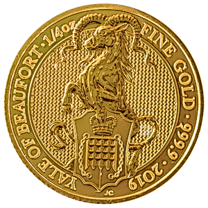 2019 1/4 oz United Kingdom Queen's Beast 
