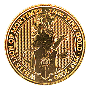 2020 1/4 oz United Kingdom Queen's Beast 