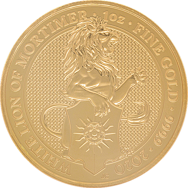 United Kingdom Gold Queen's Beast 2020 - The White Lion - 1 oz United Kingdom Gold Queen's Beast 2020 - The White Lion - 1 oz