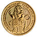 2016 1/4 oz United Kingdom Queen's Beast 