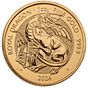 2026 1 oz United Kingdom Tudor Beasts 