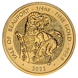 2023 1/4 oz United Kingdom Tudor Beasts 