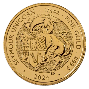 2024 1/4 oz United Kingdom Tudor Beasts 