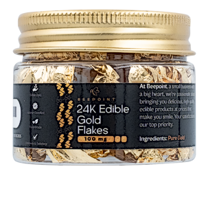 24K Edible Gold Flakes - 100 mg
