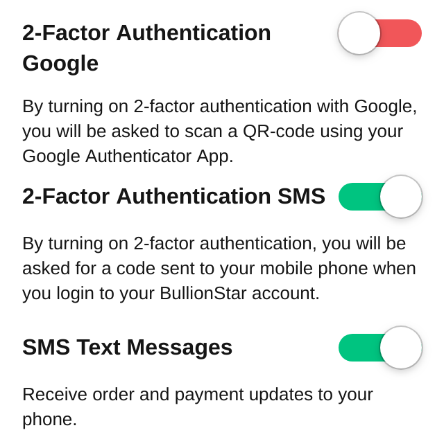 2 factor authentication via google