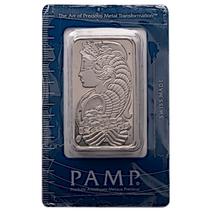 50 Gram PAMP Palladium Bullion Bar (Pre-Owned in Good Condition)
