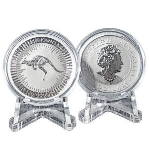2 pcs of 1 oz 2020 Australian Platinum Kangaroo Coins - Total 2 oz Platinum