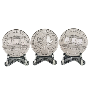 3 pcs of 1 oz 2019 Austrian Platinum Philharmonic Coins - Total 3 oz Platinum 3 pcs of 1 oz 2019 Austrian Platinum Philharmonic Coins - Total 3 oz Platinum