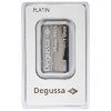 1 oz Degussa Platinum Bullion Bar (Pre-Owned in Good Condition)