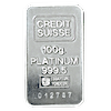 Credit Suisse Platinum Bars (Circulated in good condition)