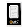 1 oz ABC Bullion Platinum Bullion Bar