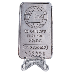 10 oz Engelhard Platinum Bar (Pre-Owned in Good Condition)