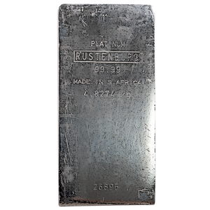 155.204 oz Rustenburg Platinum Bullion Bar