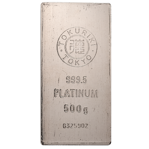 500 Gram Tokuriki Platinum Bullion Bar