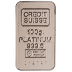 100 Gram Credit Suisse Platinum Bullion Bar (Pre-Owned in Good Condition) thumbnail