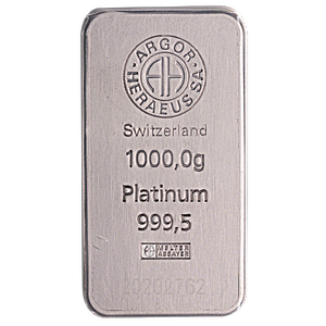 Argor-Heraeus Platinum Bar - 1 kg