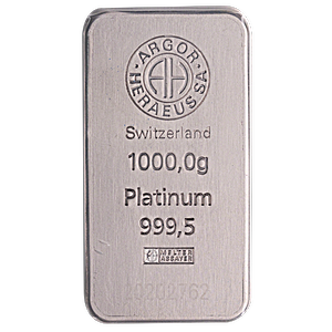 Buy 1 Kilogram Argor-Heraeus Swiss Platinum Bullion Bar