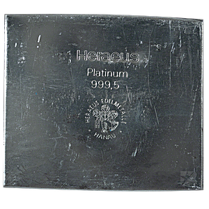 32.941 oz Heraeus Platinum Bullion Bar