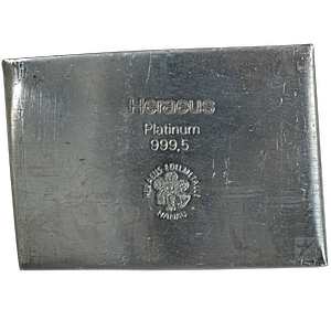 Heraeus Platinum Bar - 34.135 oz