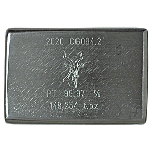 Heraeus Platinum Bar - 148.254 oz