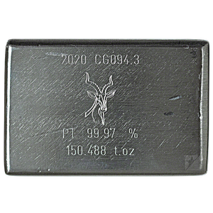 Heraeus Platinum Bar - 150.488 oz