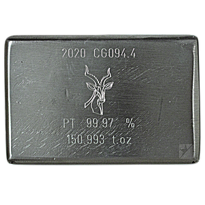 Heraeus Platinum Bar - 150.993 oz