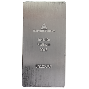 52.763 oz Hindustan Platinum Bullion Bar
