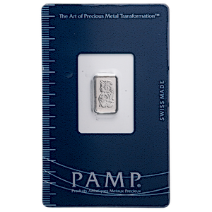 1 Gram PAMP Swiss Platinum Bullion Bar