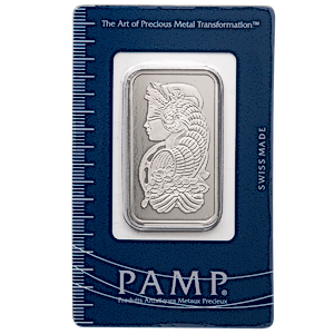 1 oz PAMP Swiss Platinum Bullion Bar