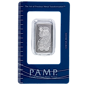 20 Gram PAMP Swiss Platinum Bullion Bar