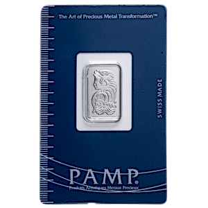 5 Gram PAMP Swiss Platinum Bullion Bar