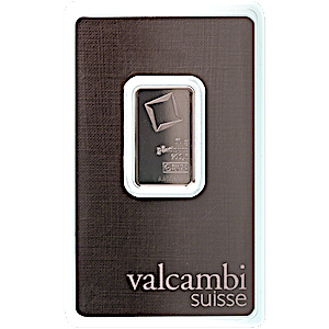 Valcambi Platinum Bar  - 10 g
