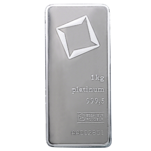 1 Kilogram Valcambi Swiss Platinum Bullion Bar