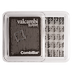 50 x 1 Gram Valcambi Platinum Swiss CombiBar Bullion Bar thumbnail