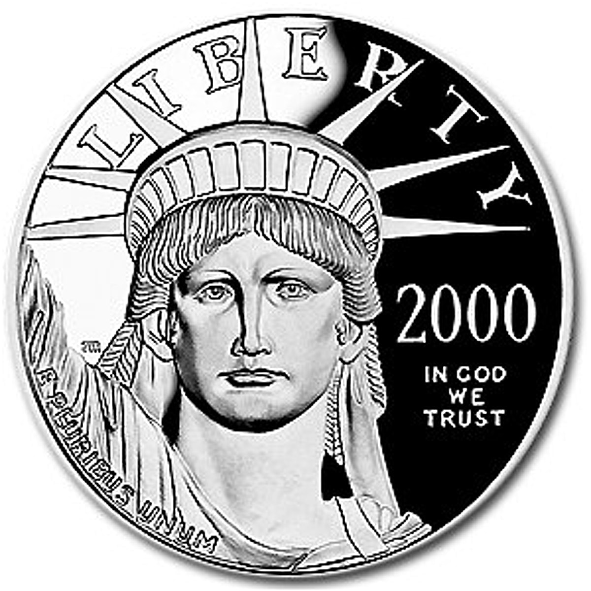 2000 долларов. 100 Dollar Eagle. American 2000.