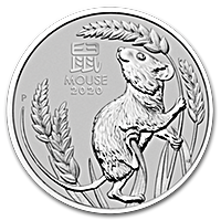 Australian Platinum Lunar Series 2020 - Year of the Mouse - 1 oz Australian Platinum Lunar Series 2020 - Year of the Mouse - 1 oz